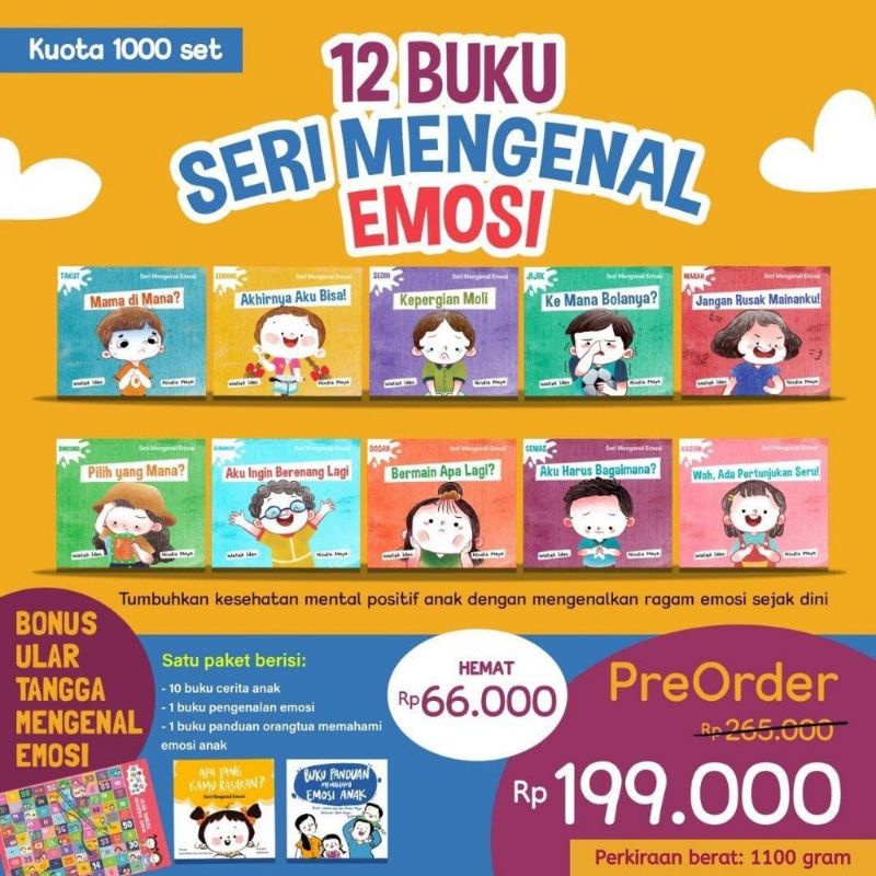 Seri Mengenal Emosi 12 buku