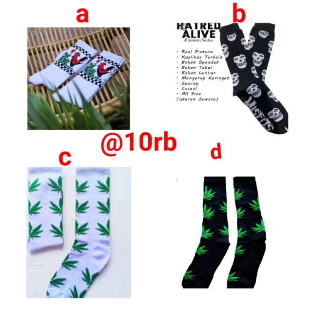 Kaos kaki ganja