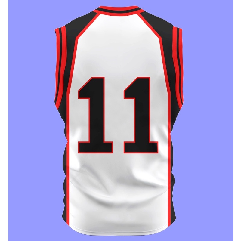 Jersey Seirin WHITE Anime Manga Kuroko No Basket Premium Unisex