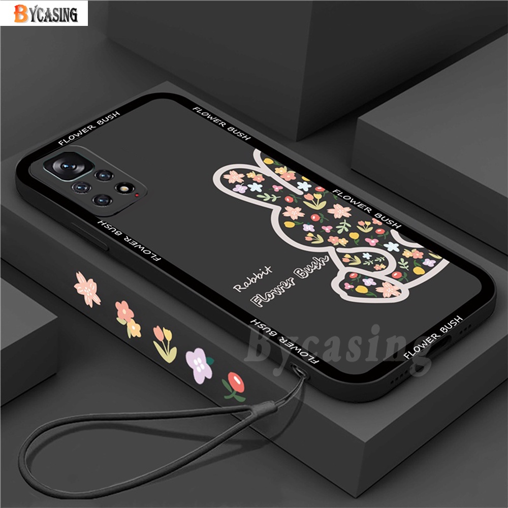 Casing Silikon Redmi Note 11 Pro 11S Redmi 10C 10A 9C 9T 9A Note 10 5G Note 10S Note 9 Note8 Note7 Poco M3 Pro X3 Pro NFC Motif Kelinci