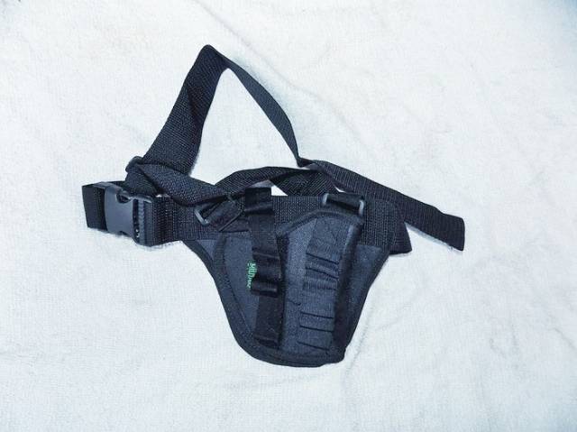 holster 2in1 pinggang dada dengan tali pengaman