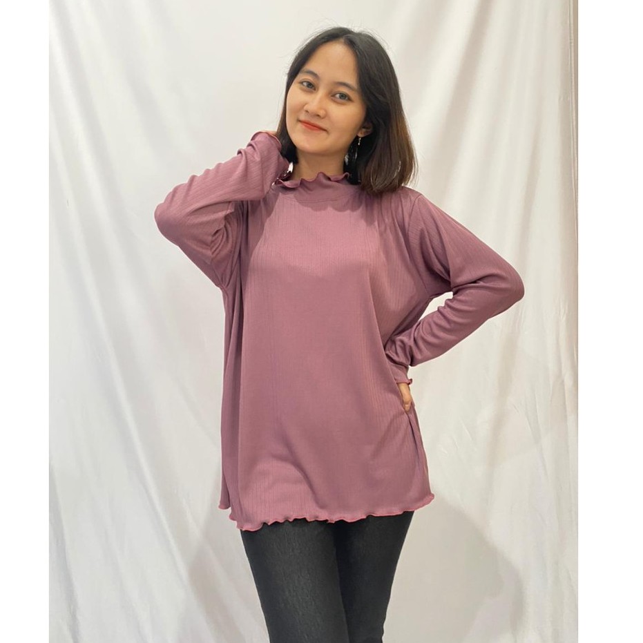 Pretty Streetch Top Blouse Knit | Blouse Super Melar