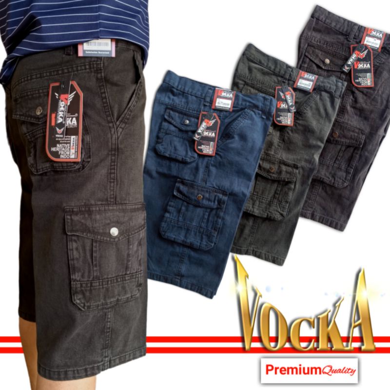 YANG LAGI HITS Celana Cargo Pendek Pria Army Loreng PDL Ufc Venum Jeans Denim VOCKA Mma Pantai Gym Lari Fitnes Seri I9802