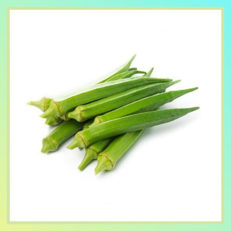 Okra Hijau 150 Gram Sayur Segar Shopee Indonesia