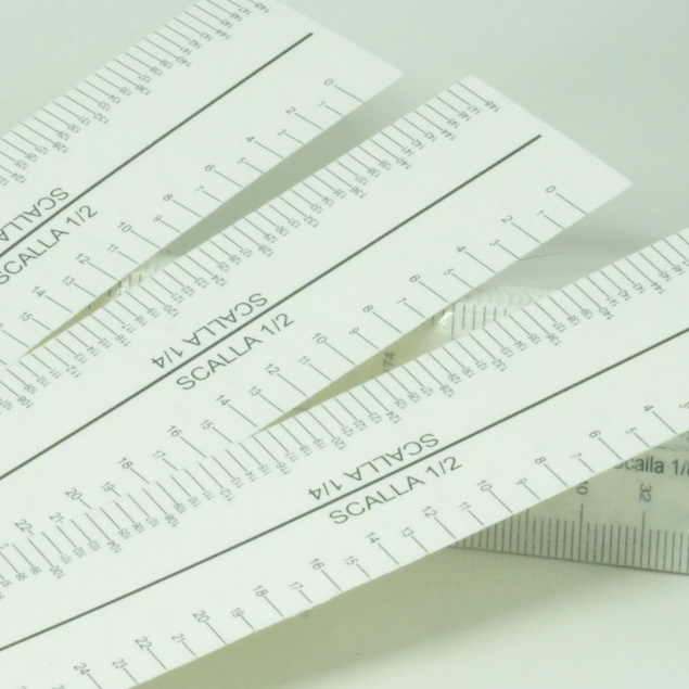 Skala Plastik - Penggaris Skala Plastik - Penggaris Jahit