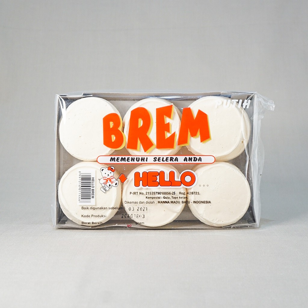 

Brem Tape Putih Hello - Snack Pilihan