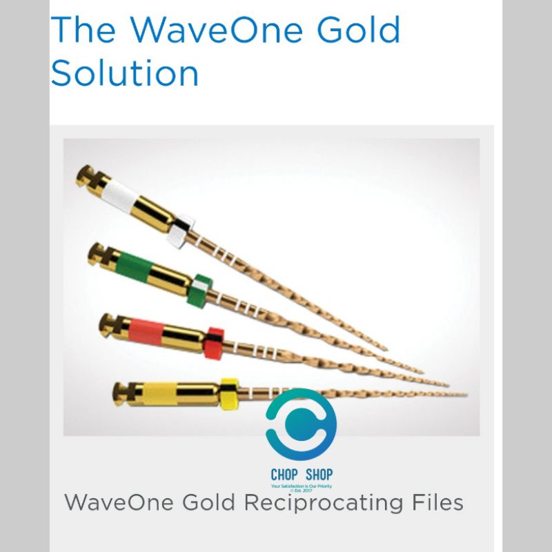 Jual ORIGINAL Dentsply WaveOne Gold Rotary File wave one reciproc