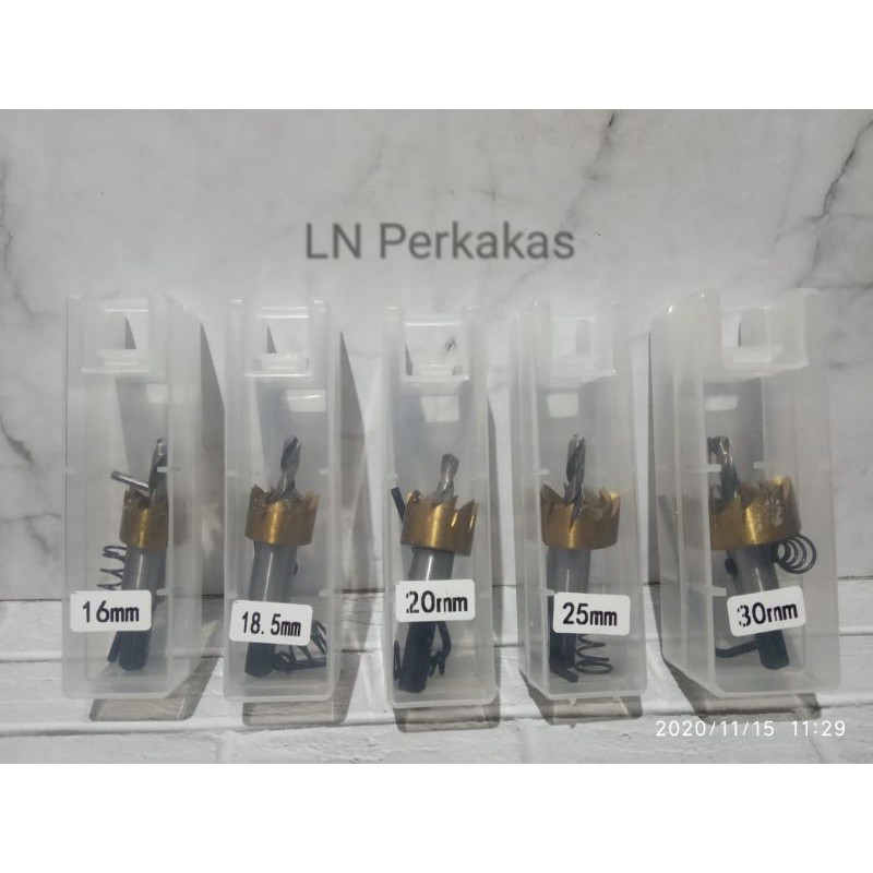 Hole saw besi set isi 5 pcs