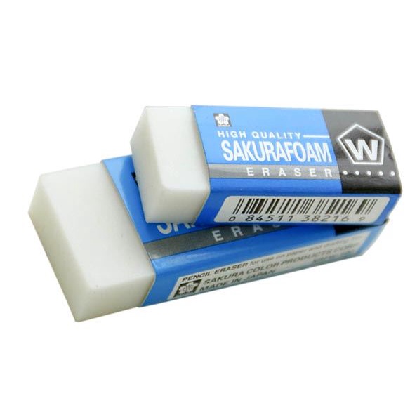 

Sakura Foam Eraser W 60 - W 100 - W 200 / Penghapus Pensil
