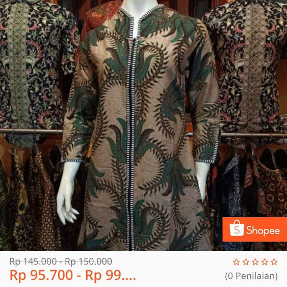 Tunik Batik Tradisional Butik