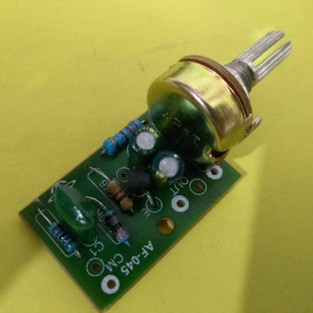 kit preAmp mic 1 transistor 1 potensio towa toa microphone