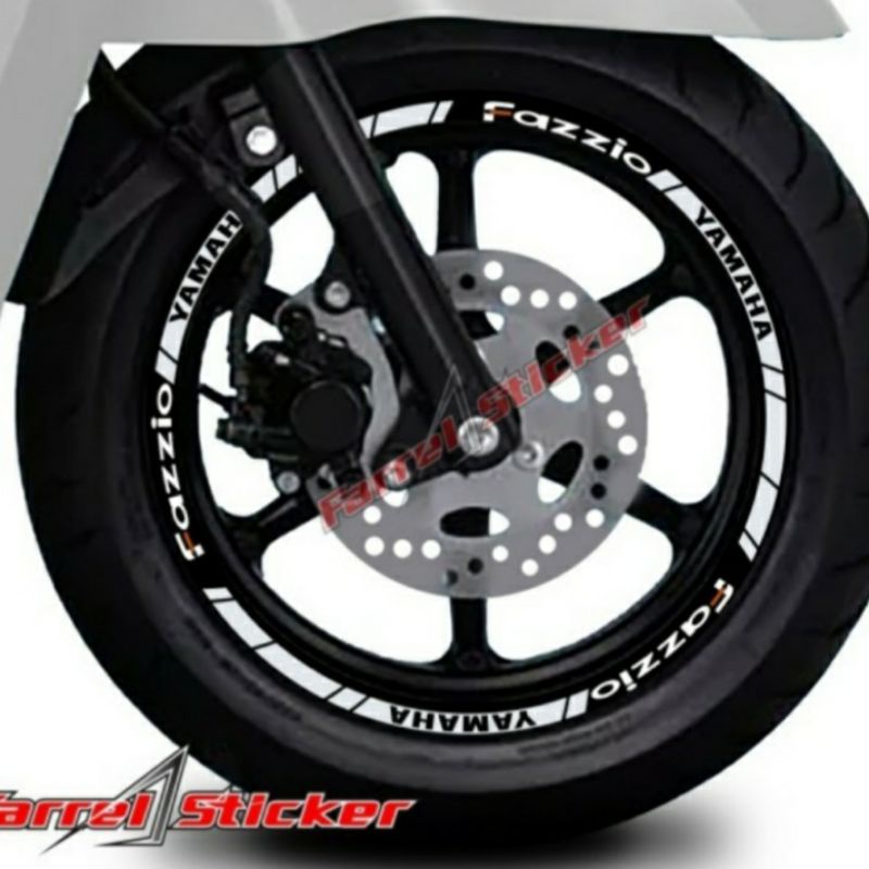 Stiker Velg Fazzio Stiker Pelek Fazzio 125 Menyala