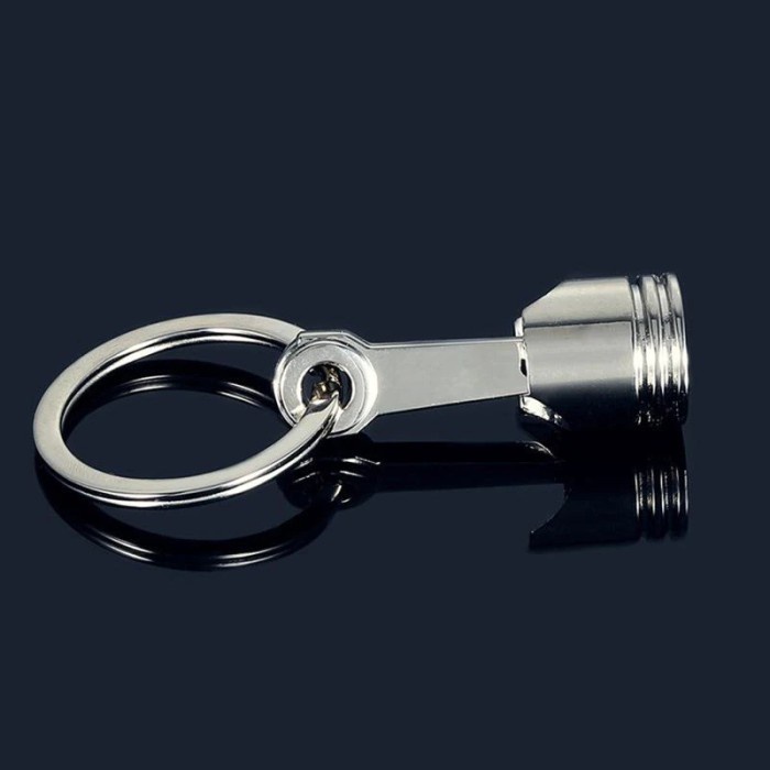 Gantungan Kunci Miniature Piston Mobil Keychain Metal