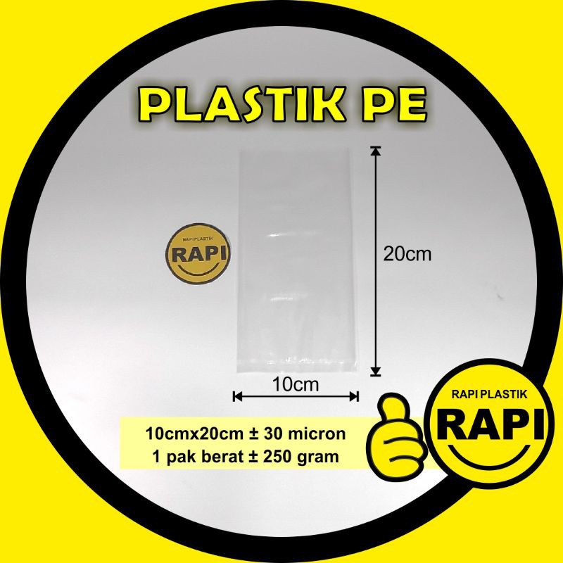 Plastik PE 10x20 03 10cmx20cm 30 micron Plastik Serbaguna