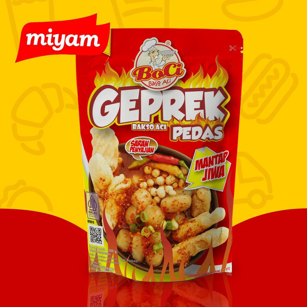 

Baso aci boci geprek / Boci geprek extra pedas