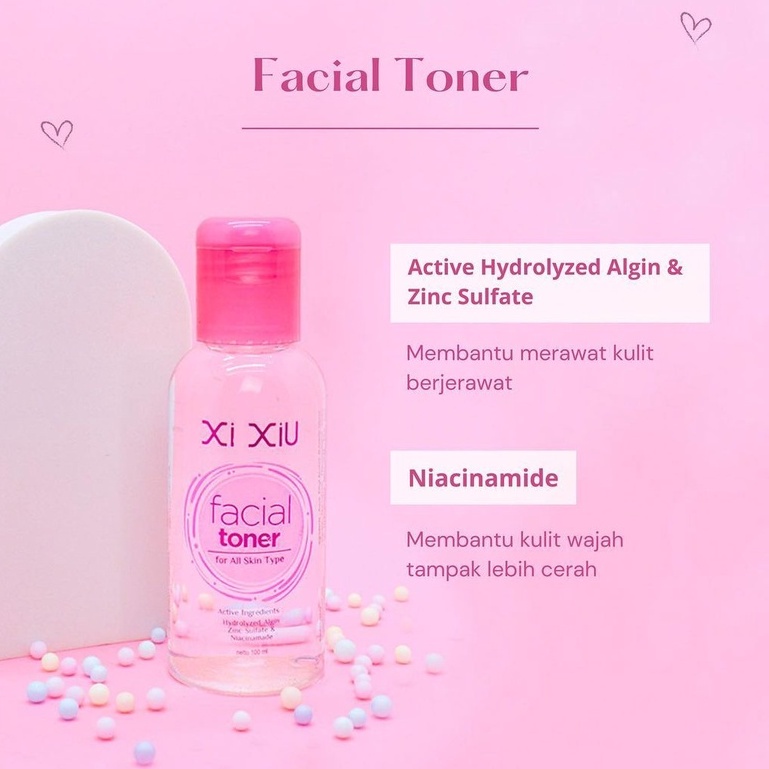 ☘️ CHAROZA ☘️ XI XIU Facial Toner / Facial Wash For All Skin 100 ML