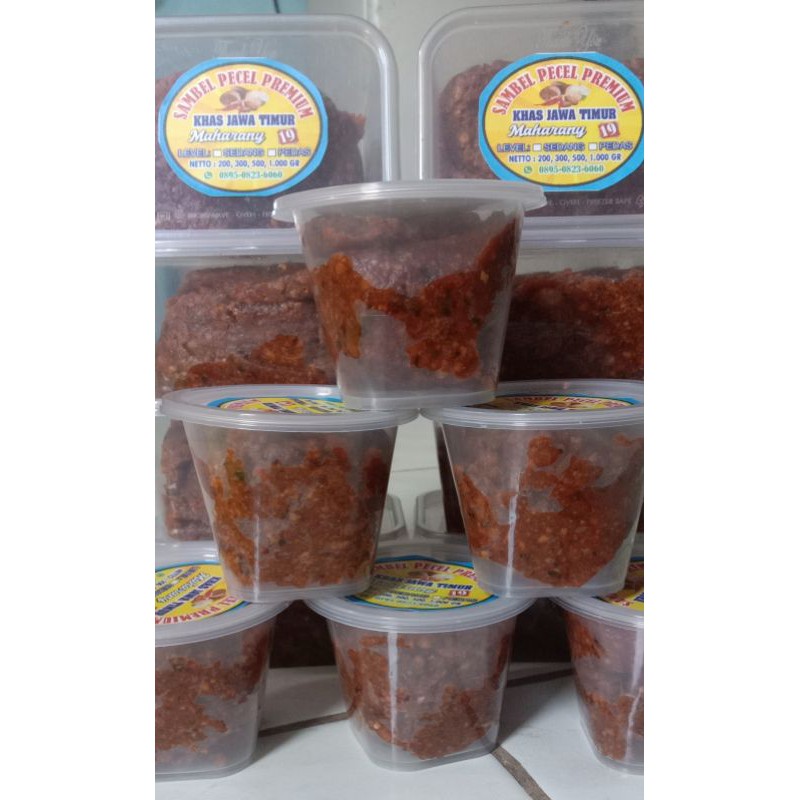 

Sambal pecel PREMIUM khas jawa Timur 150g