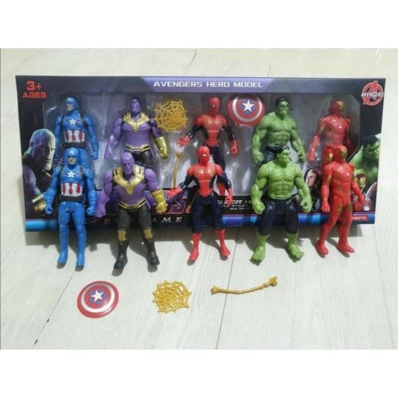 MAINAN ROBOT FIGURE AVENGERS ISI 5 PCS BESAR