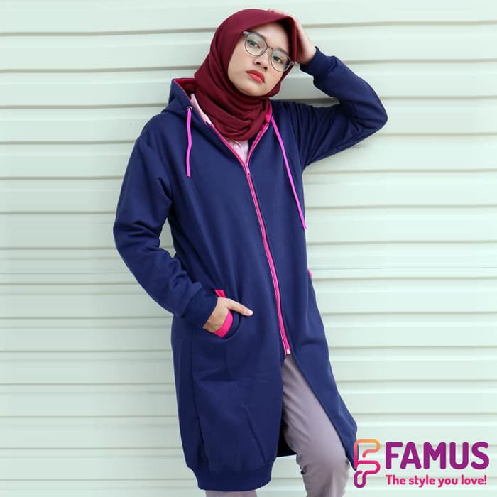 JAKET MUSLIMAH HIJABER JACKET WANITA