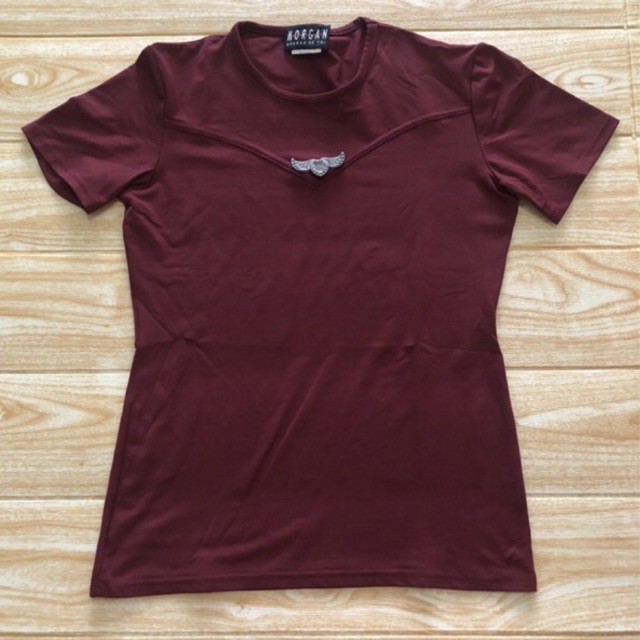 preloved kaos merah morgan de toi