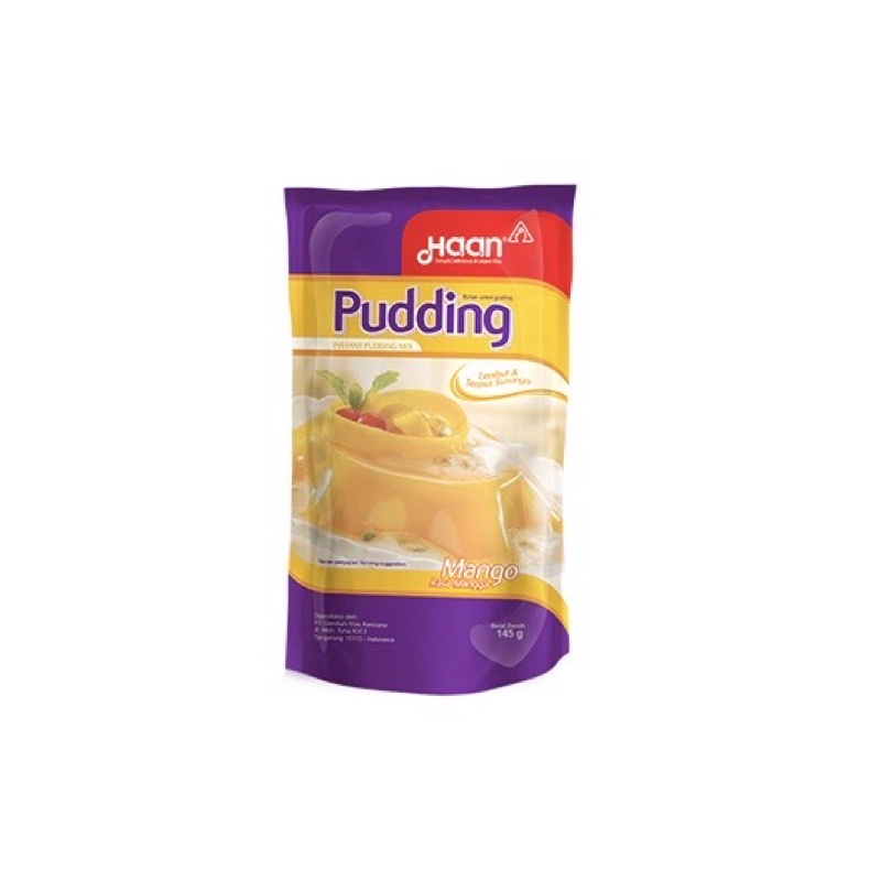 

HAAN PUDDING COKLAT & MANGGA POUCH 145 gr