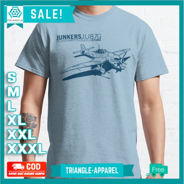 Kaos Baju Stuka Tank Buster 358911 T-shirt Premium Unisex
