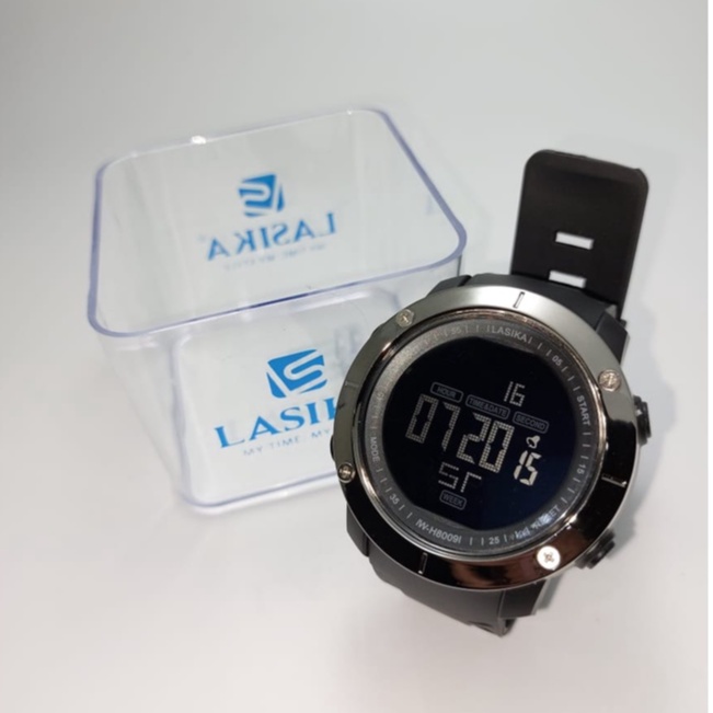 Jam Tangan Digital Sporty Jumbo Pria Lasika 8009 Water Resist Gratis Box