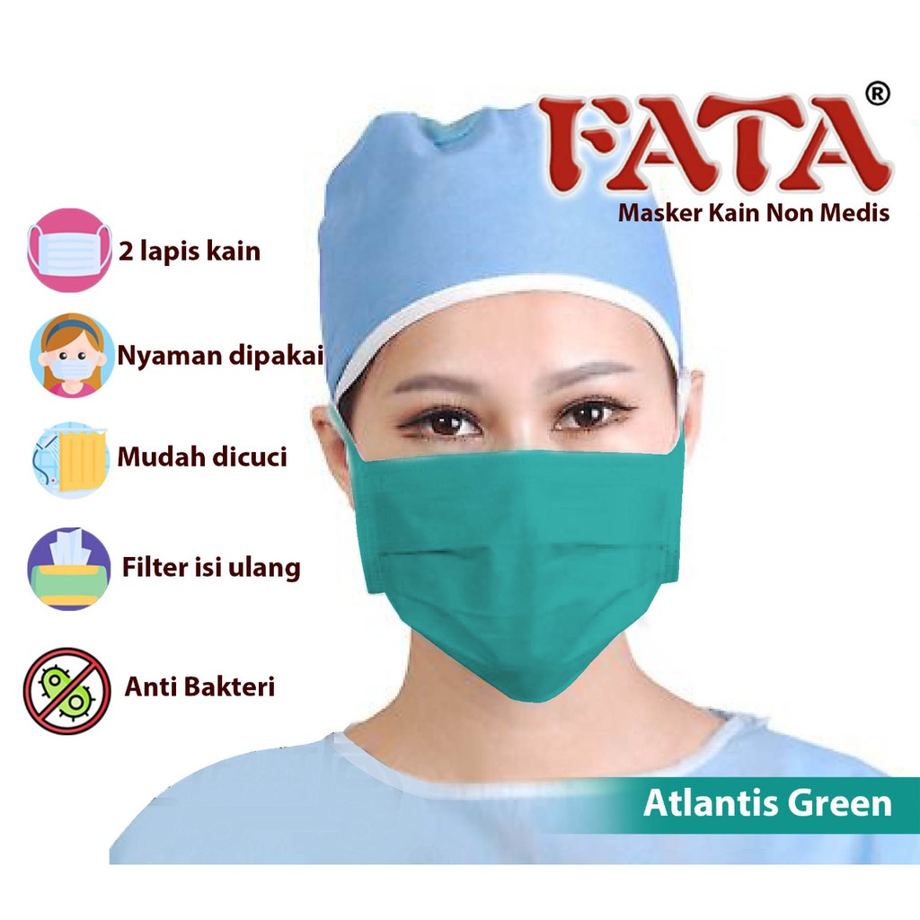 FATA - Masker Kain Bisa Refill Tissue (1 LUSIN) (12 pcs) Terlaris