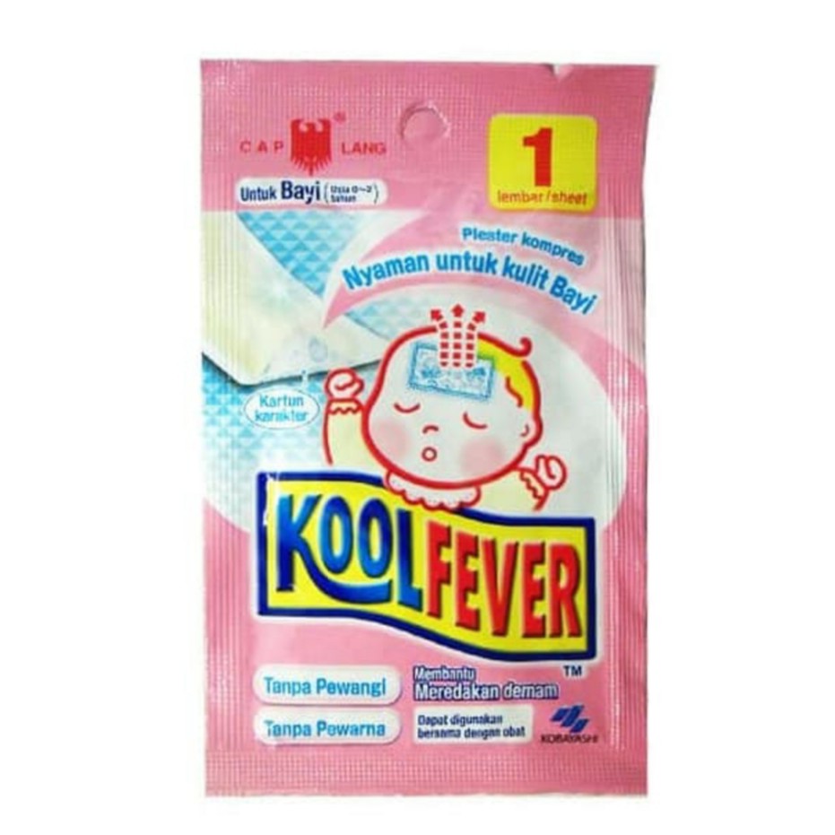 Caplang Koolfever Plester Kompres Demam Kobayashi / Plester Demam / Kompres Demam Anak Bayi