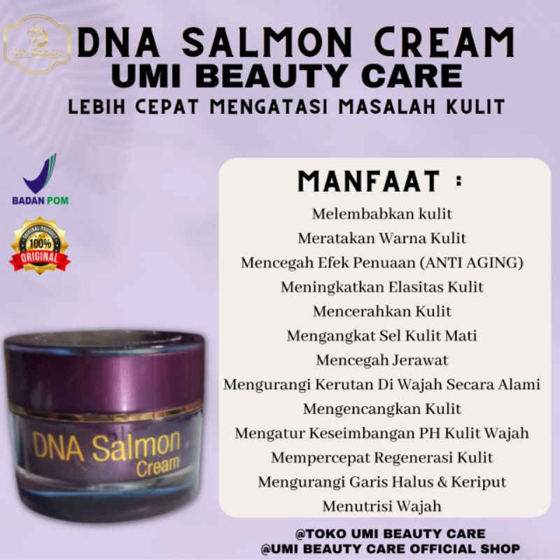 DNA salmon ubc umi beauty care