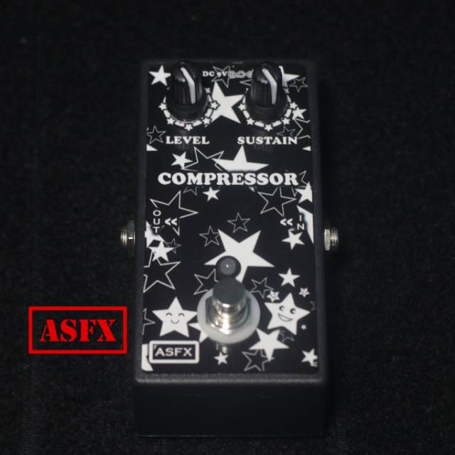 Efek gitar Compressor ASFX murah pedal stompbox kompresor AS Effect