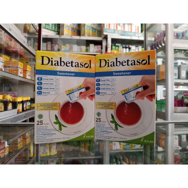 DIABETASOL SWEETENER @25 SACHET ED 06/2024