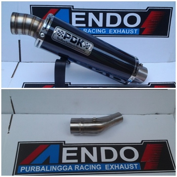 Knalpot Racing Replika R9 H2 Slip On Ninja 250 R/Fi/R25/MT25/CBR250RR