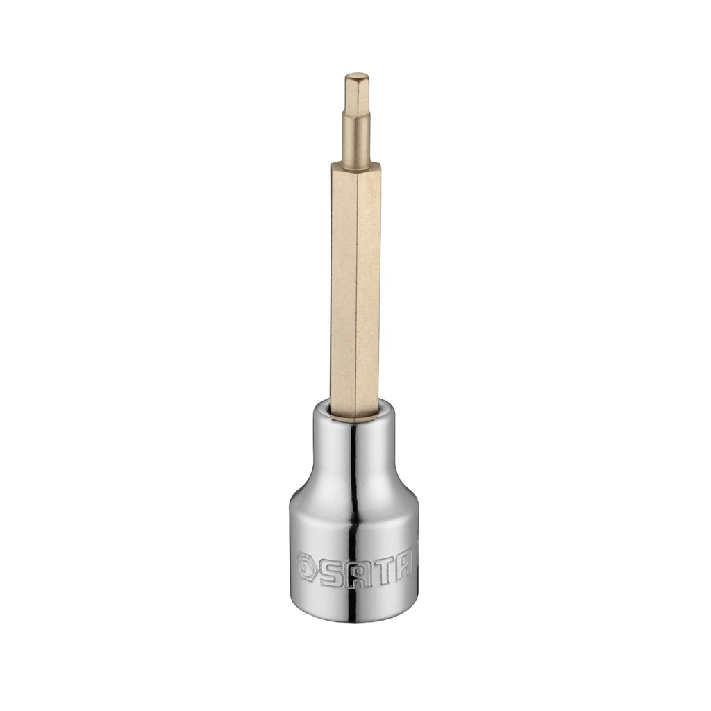 SATA Tools 25203 Deep Metric Long Hex Bit Sockets [1/2 Inch/ 6 mm]