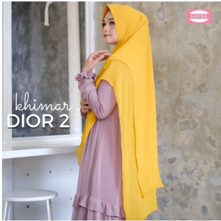 KHIMAR DIOR ORI SAYRA-MUSTARD