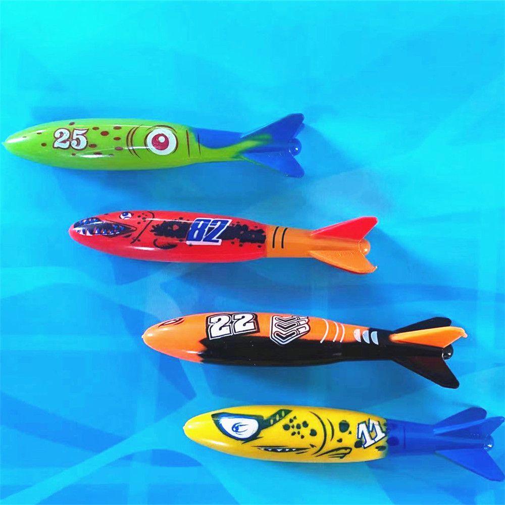 R-flower 4pcs / Set Mainan Anak Tongkat Pemberat Bawah Air Untuk Hobi / Olahraga Air / Berenang / Menyelam