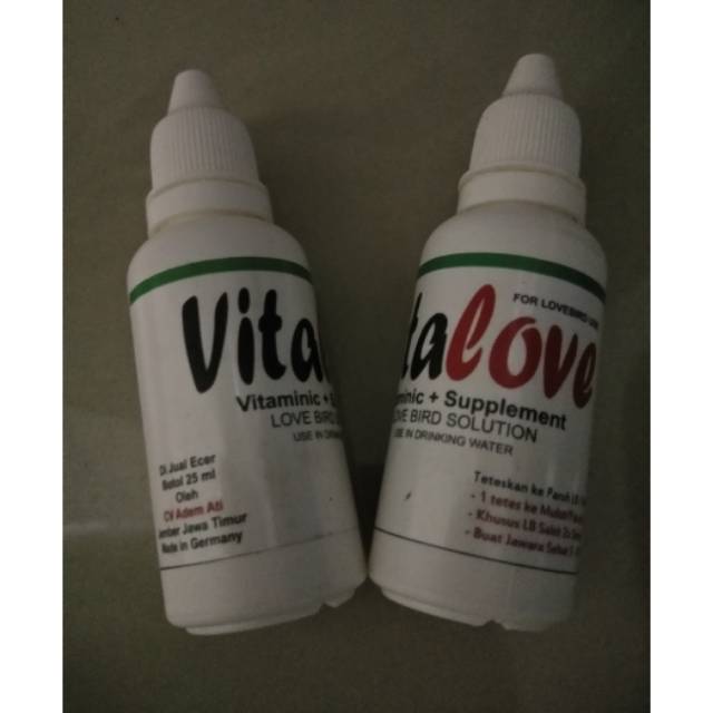 VITALOVE VITA LOVE obat burung lovebird lesu,snot,over birahi,