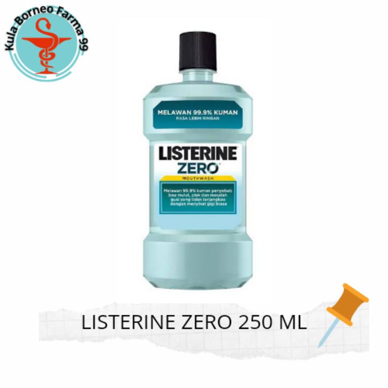 Listerine Zero Antiseptic Mouthwash/ Obat Kumur