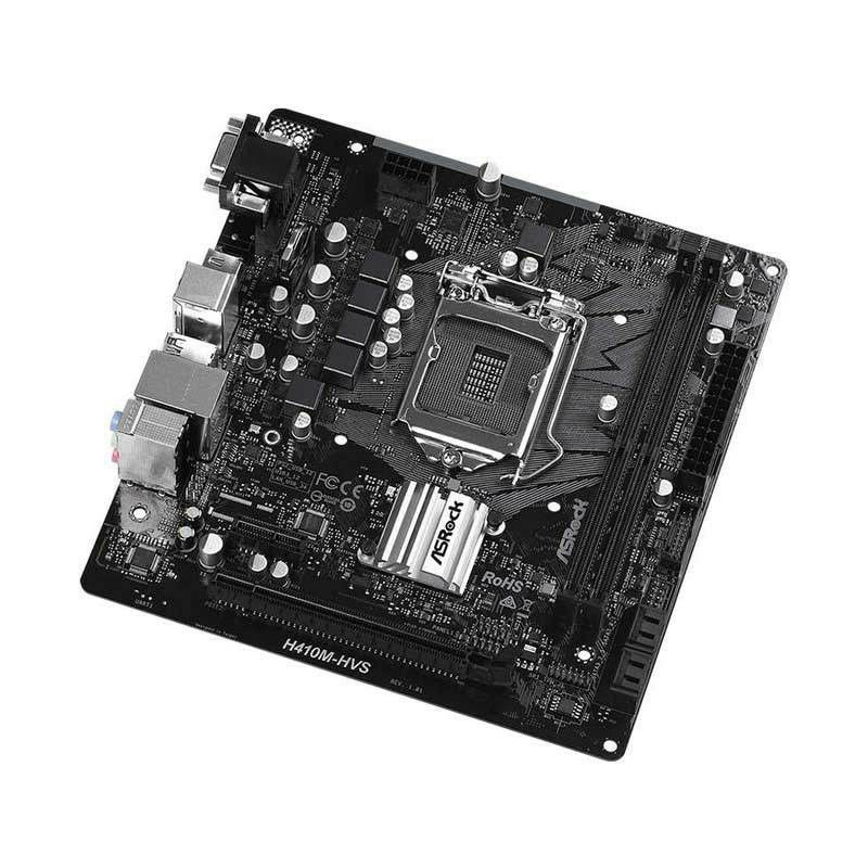 MOTHERBOARD ASROCK H410M-HVS  MATHERBOARD ASROCK H410M-HVS SOCKET INTEL LGA 1200 GEN 10 DDR4