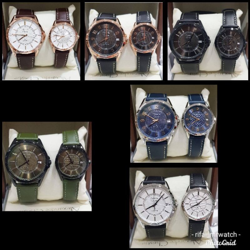 JAM TANGAN ALEXANDER CHRISTIE COUPLE AC 8649 ORIGINAL (HARGA SATUAN)