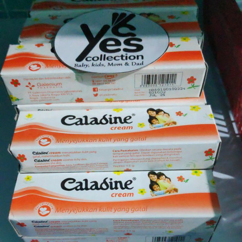 Caladine cream 15 g untuk anak 3+ 3 tahun keatas menyejukkan kulit gatal kaladin caladin