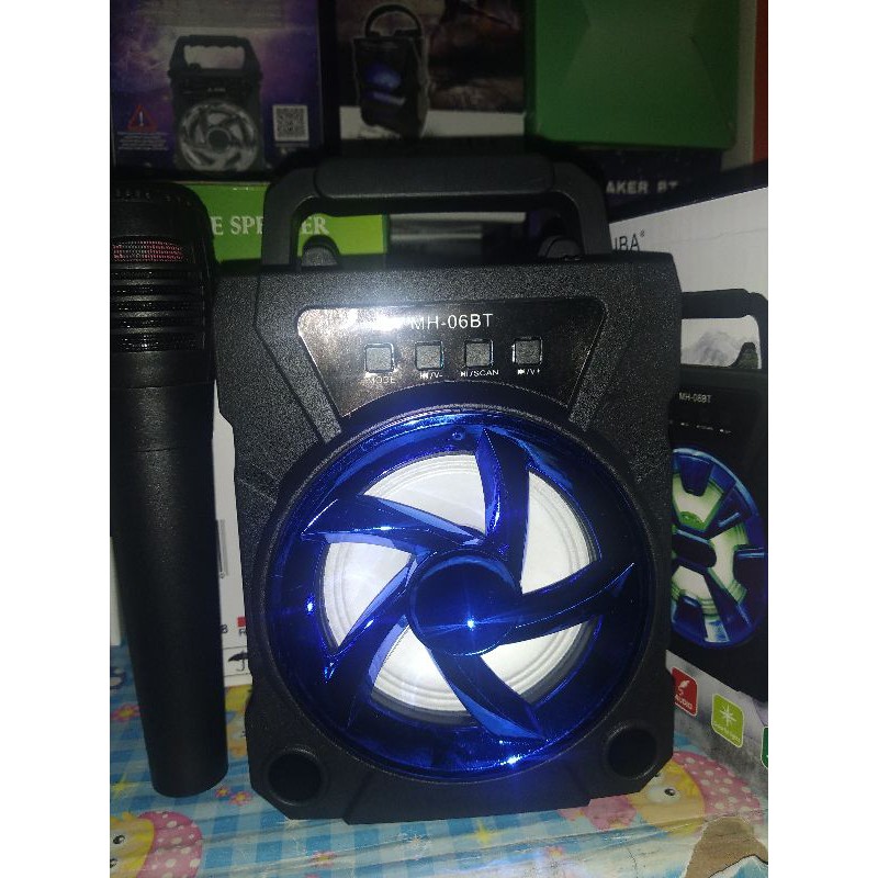 SPEAKER BLUETOOTH MINI KAROKEAN+MIC KABEL