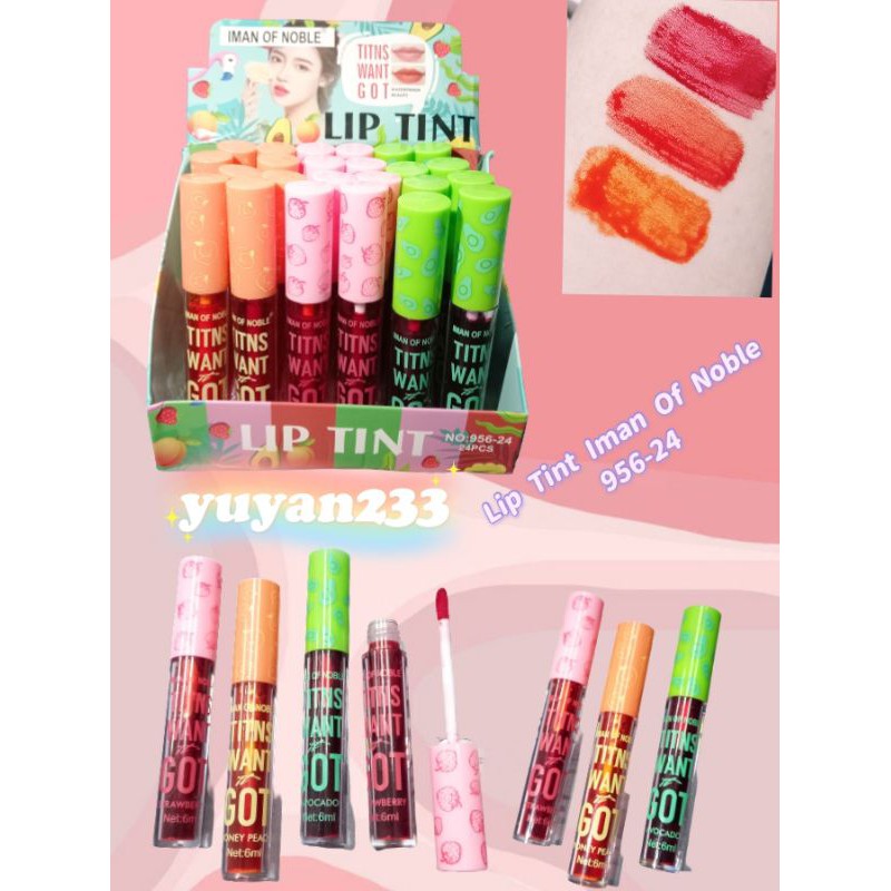 PERPCS!!!LIP TINT WANT GOT IMAN OF NOBLE 956-24