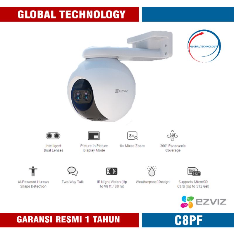 EZVIZ C8PF 1080P PTZ OUTDOOR IP CAMERA