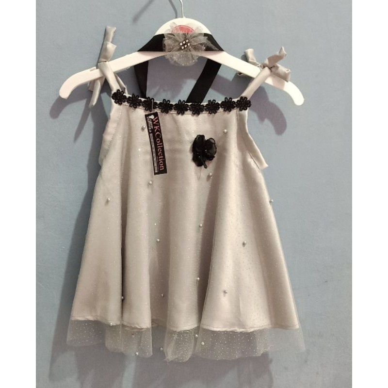 GAUN ANAK PEREMPUAN BAHAN TILE SPRINGKLE DRESS ANAK TERLAROS