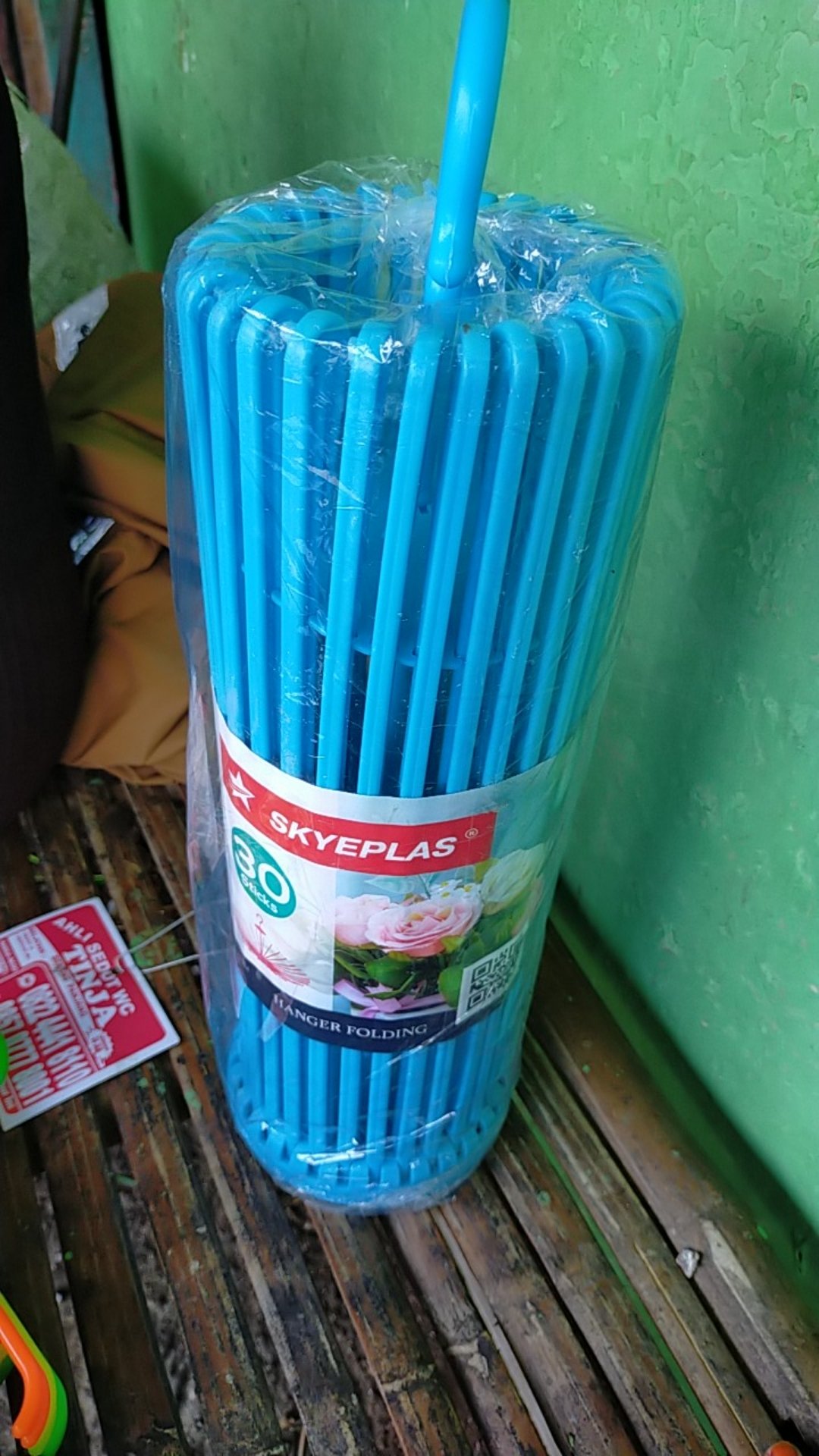 Folding Hanger 30 Sticks / Hanger Baju Bayi / Hanger Baju Lipat