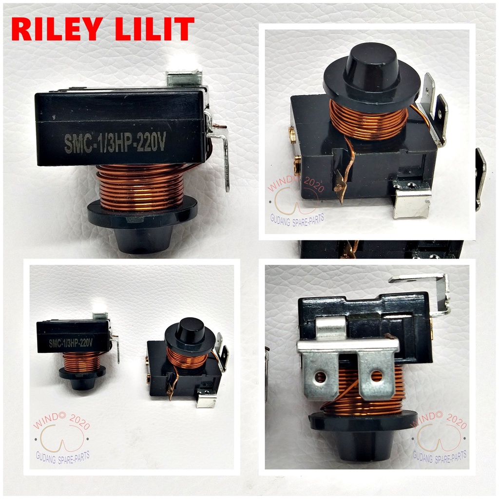 RILEY KOMPRESSOR / PTC RILEY / PENGGERAK COMPRESSOR KULKAS / RILEY LILITAN KOMPRESOR 1/4PK DAN 1/3PK