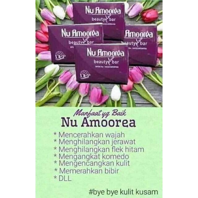 Sabun Nu amoorea, sabun kecantikan, sabun muka, sabun original, sabun perawatan kecantikan
