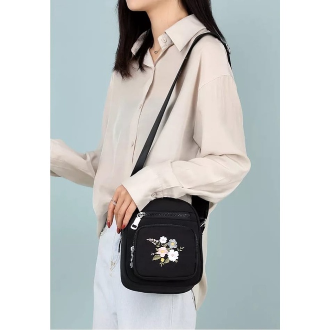 MORMON STACY - Slingbag Wanita Tas Selempang Shoulder Bag Tas Bahu