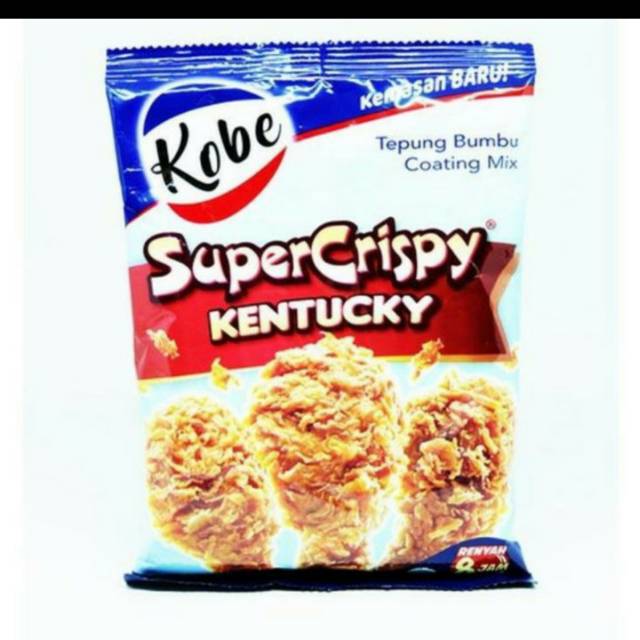 

KOBE TEPUNG AYAM KENTUCKY SUPER CRISPY 75 GRAM